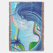 Zee Ocean big Wave Water Deken (Voorkant Verticaal)