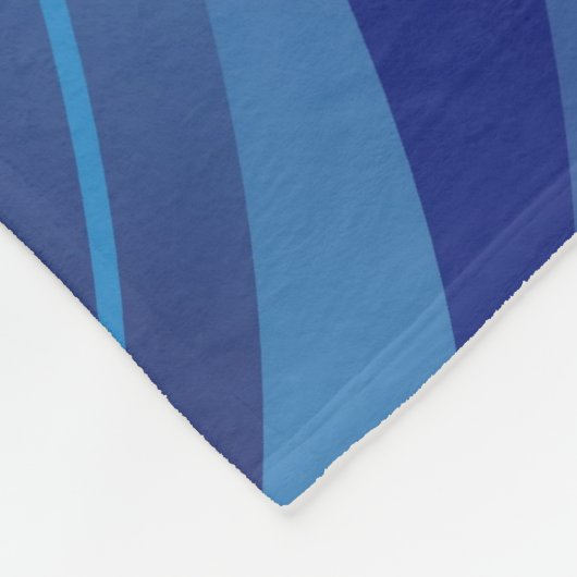 Zee Ocean big Wave Water Double-Sided sleutelhange Fleece Deken (Hoek)