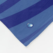 Zee Ocean big Wave Water Fleece Deken (Hoek)