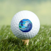 Zee Ocean big Wave Water Golfballen (Insitu Shirt)