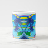 Zee Ocean big Wave Water Grote Koffiekop (Voorkant)