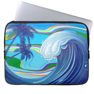 Zee Ocean big Wave Water Laptop Sleeve