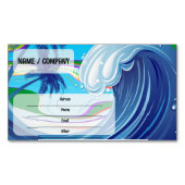 Zee Ocean big Wave Water Magnetisch Visitekaartje (Voorkant)