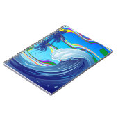 Zee Ocean big Wave Water Notitieboek (Linkerzijde)