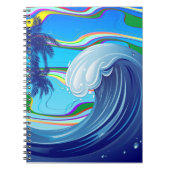 Zee Ocean big Wave Water Notitieboek (Voorkant)