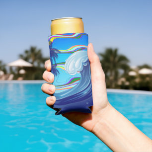 Zee Ocean big Wave Water Seltzer Blikjeskoeler