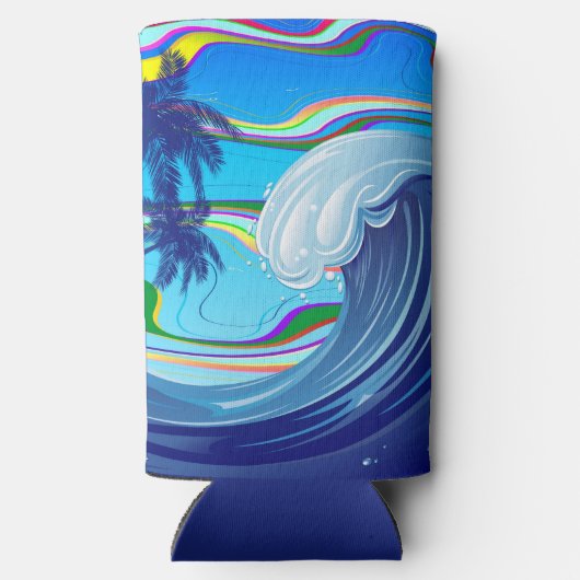 Zee Ocean big Wave Water Seltzer Blikjeskoeler (Achterkant)