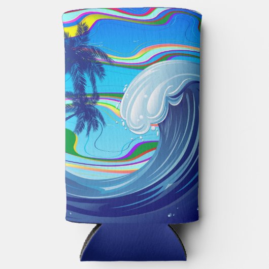 Zee Ocean big Wave Water Seltzer Blikjeskoeler (Voorkant)