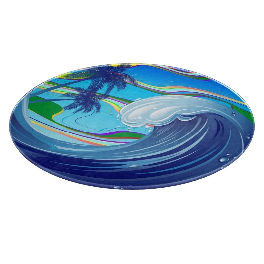 Zee Ocean big Wave Water Snijplank (Hoek)