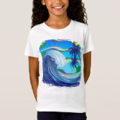 Zee Ocean big Wave Water T-shirt (Voorkant)