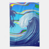 Zee Ocean big Wave Water Theedoek (Verticaal)