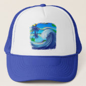 Zee Ocean big Wave Water Trucker Pet (Voorkant)