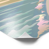 Zee Ocean Coastal Beach Art Foto Afdruk (Hoek)