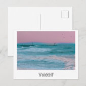 Zee Ocean Velddrif South Africa Natuur Storm Briefkaart (Voorkant / Achterkant)
