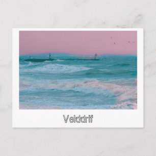 Zee Ocean Velddrif South Africa Natuur Storm Briefkaart