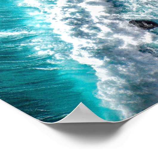 ZEE OCEAN WAVE FOTOGRAPHIC POSTER (Hoek)