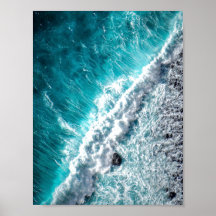 ZEE OCEAN WAVE FOTOGRAPHIC POSTER