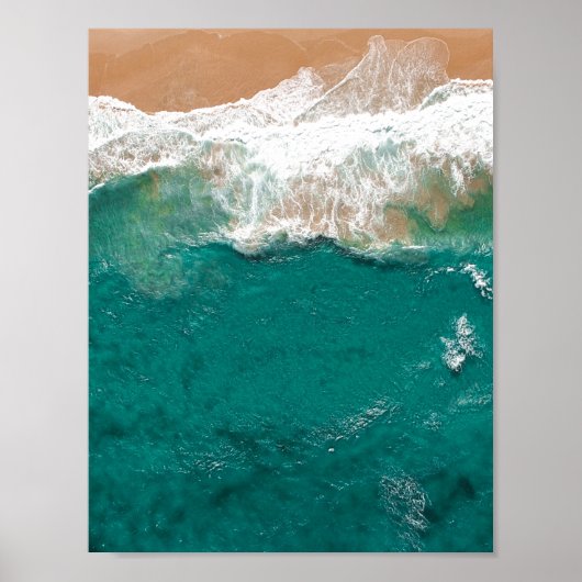 ZEE OCEAN WAVE FOTOGRAPHIC POSTER (Voorkant)