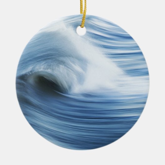 Zee Ocean Waves Keramisch Ornament (Voorkant)