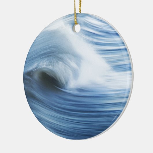 Zee Ocean Waves Keramisch Ornament (Links)