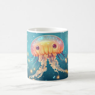 zee octopus Cartoon Stijl levendig Mooie Kleurrijk Koffiemok