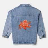 zee octopus denim jacket (Achterkant)