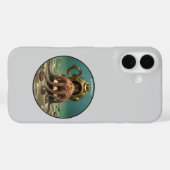 Zee Octopus In Een  Duikhelm URM Case-Mate iPhone Case (Achterkant (horizontaal))