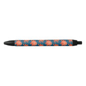 zee octopus patroon zwarte inkt pen (Voorkant)