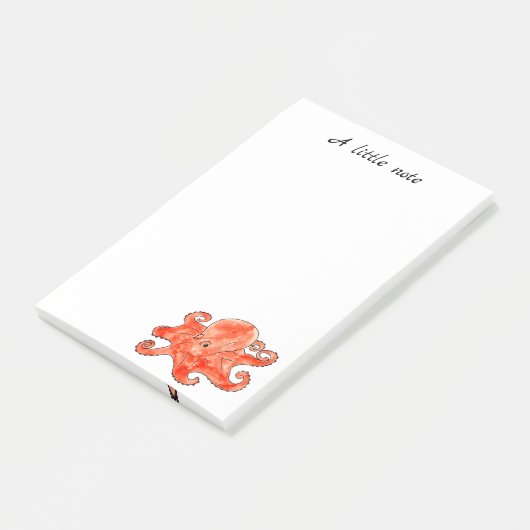zee octopus post-it® notes (Schuin)