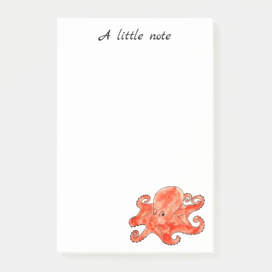 zee octopus post-it® notes (Voorkant)