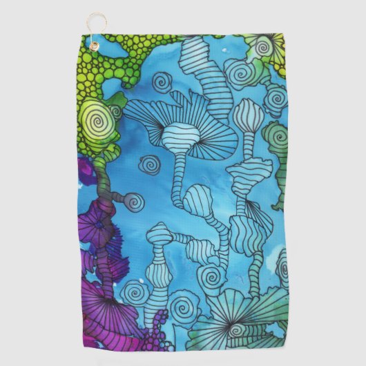 Zee Odyssey Golf Towel Golfhanddoek (Voorkant)