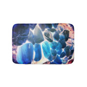 Zee oester shell, kleuren veranderd blauw in grijs badmat (Voorkant)