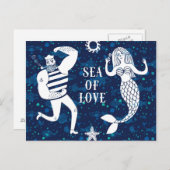 Zee of Love Poster Briefkaart (Voorkant / Achterkant)