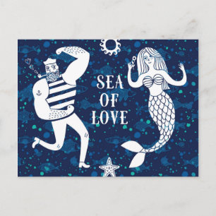 Zee of Love Poster Briefkaart
