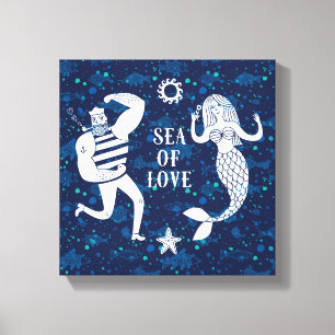 Zee of Love Poster Canvas Afdruk
