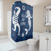 Zee of Love Poster Douchegordijn (In situ)