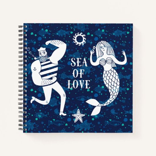 Zee of Love Poster Notitieboek (Voorkant)