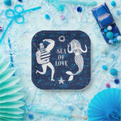 Zee of Love Poster Papieren Bordje (Feest)