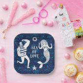 Zee of Love Poster Papieren Bordje (Feest)