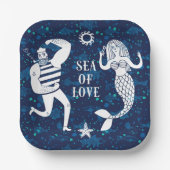 Zee of Love Poster Papieren Bordje (Voorkant)