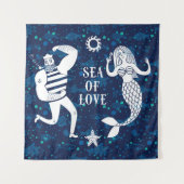 Zee of Love Poster Wandkleed (Voorkant (horizontaal))