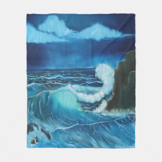 "Zee of Power" Fleece Deken ontwerp.
