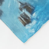 "Zee of Power" Fleece Deken ontwerp. (Hoek)