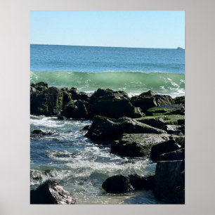 Zee-omgordelde Oceaan Poster