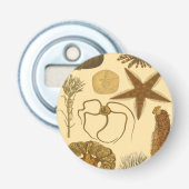 Zee onder water button flesopener (Voorkant)