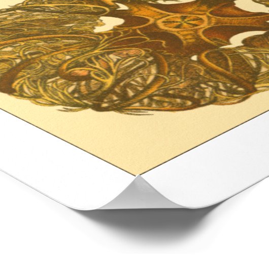 Zee onder water poster (Hoek)