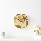 Zee onder water ronde klok (Huis)