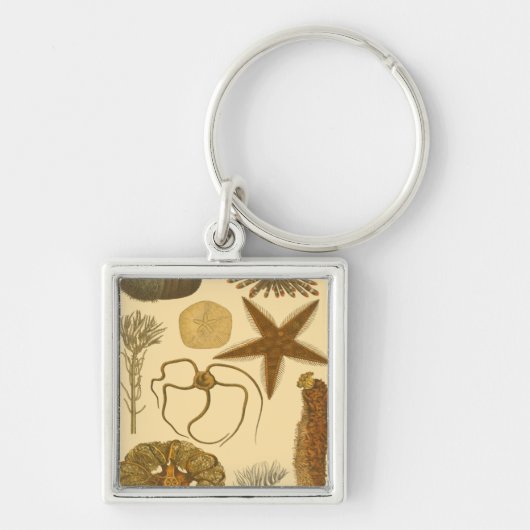 Zee onder water sleutelhanger (Voorkant)