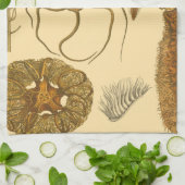 Zee onder water theedoek (Gevouwen)