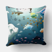 Zee onderste decoratieve piloot kussen (Achterkant)